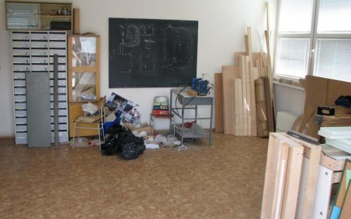Stěhování do velké místnosti po kroužku elektroniky - 08/2008