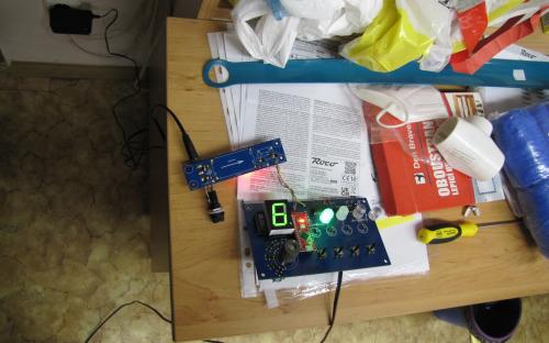 04/2025 - Testování prototypu matečních hodin modelového času