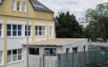 Pohled na rozestavěnou přístavbu z ochozu pavilonu B.